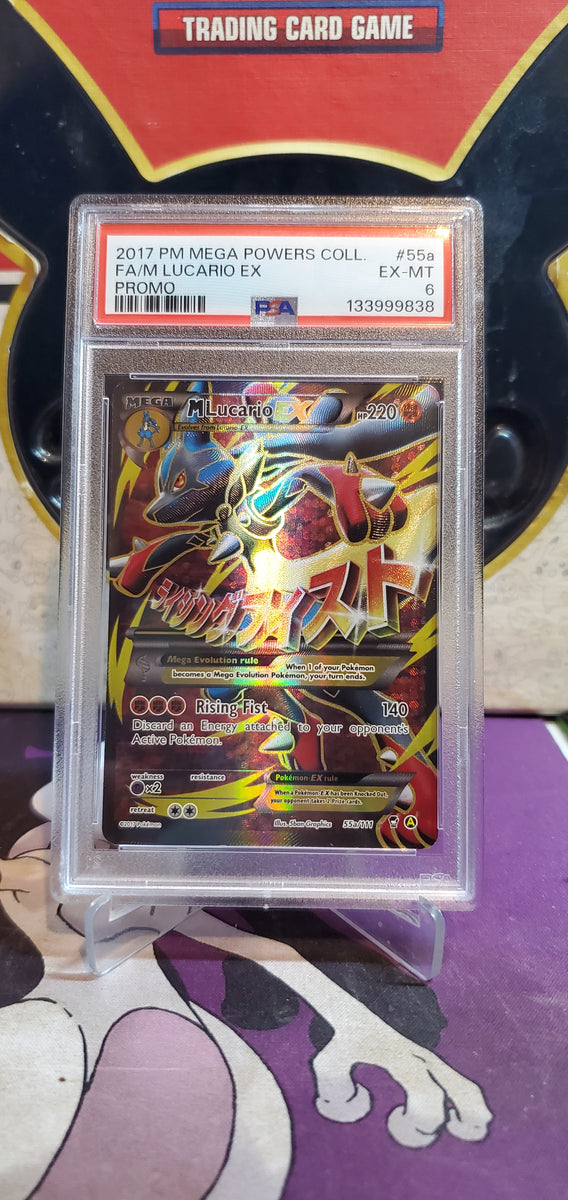 pokemon card lucario ex full art M Lucario EX - PSA 6