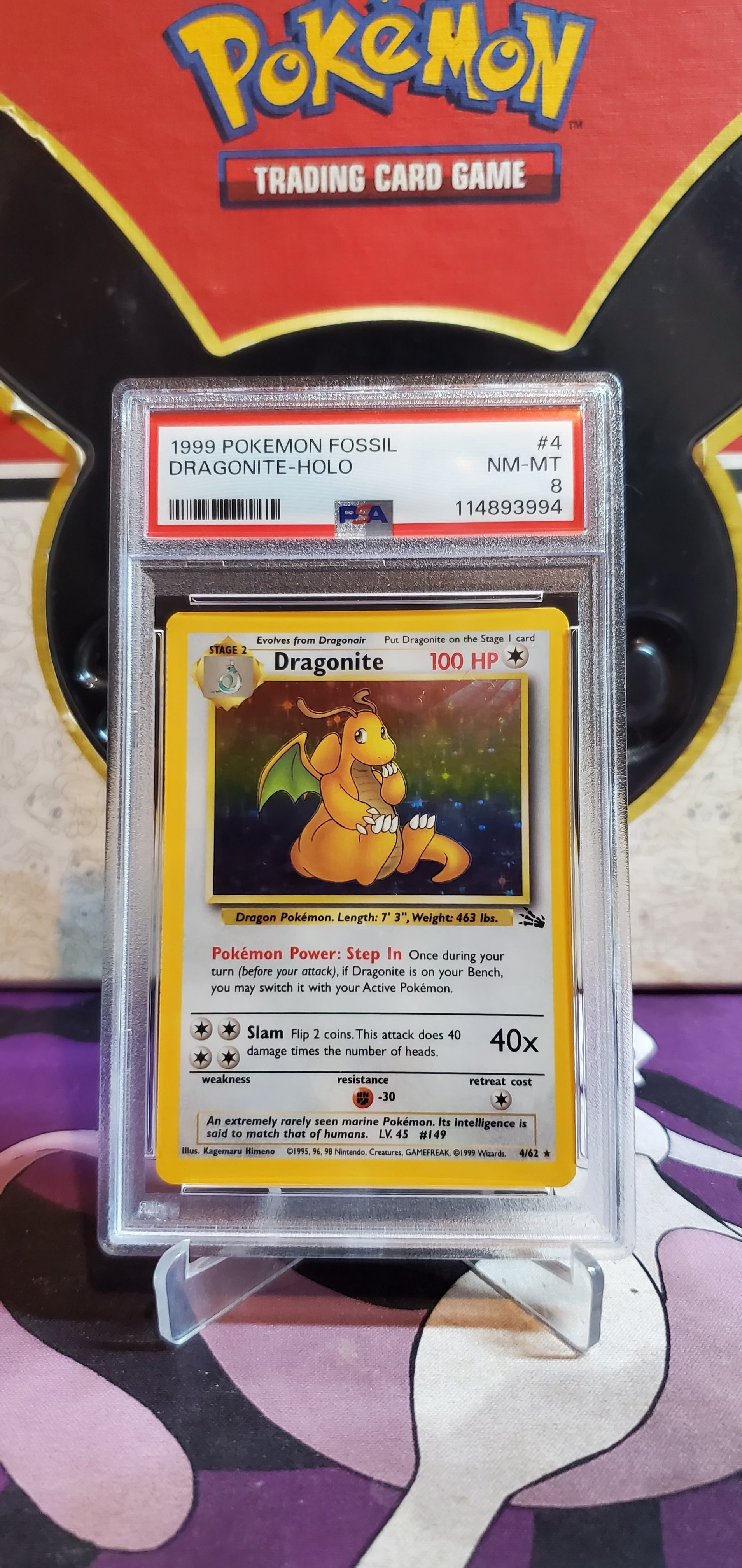 Dragonite - PSA 8