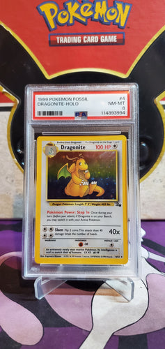 Dragonite - PSA 8 - (4/62) FO