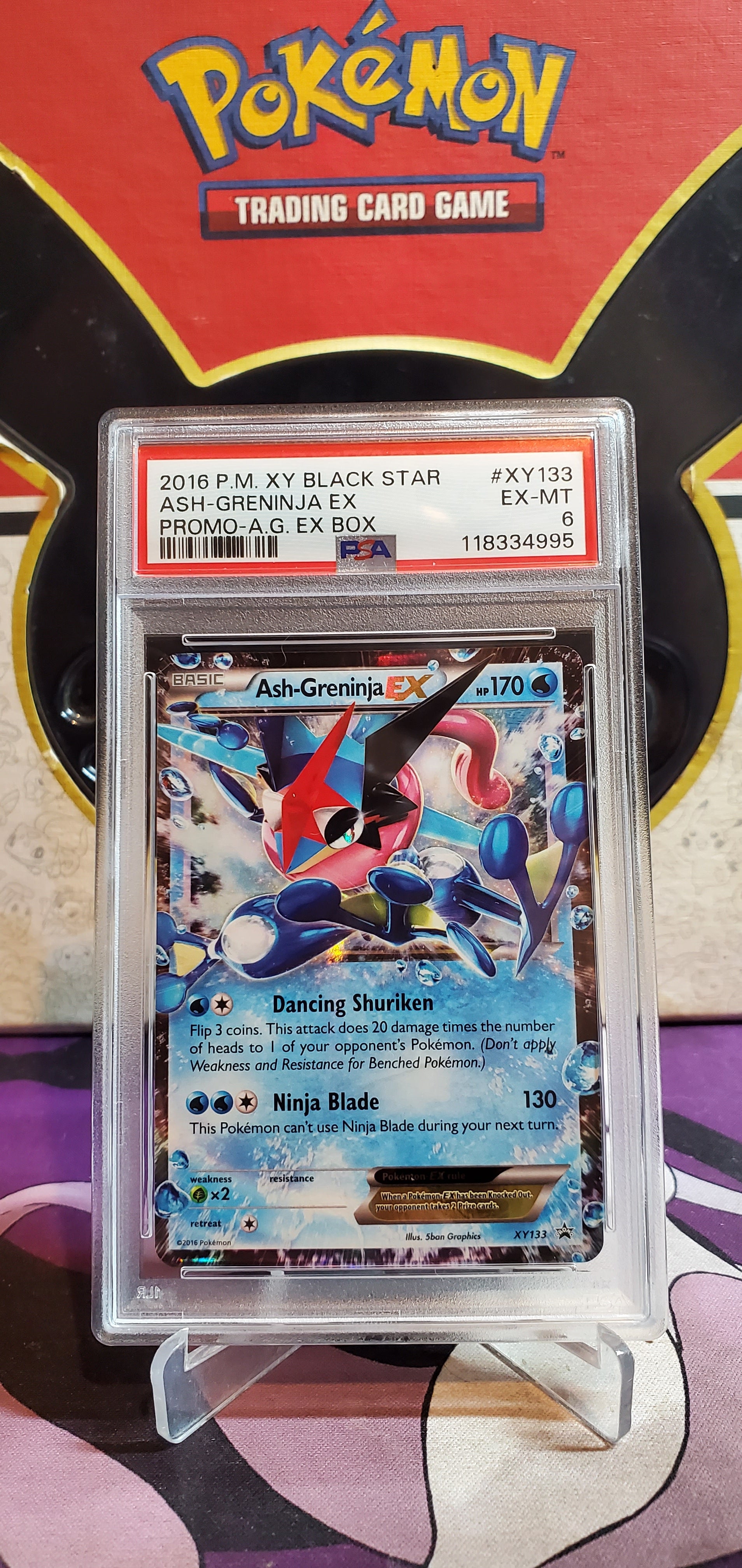 Ash-Greninja EX - PSA 6 - (XY133) NellyNiftyNautics Ash-Greninja EX - PSA 6 - (XY133) NellyNiftyNautics