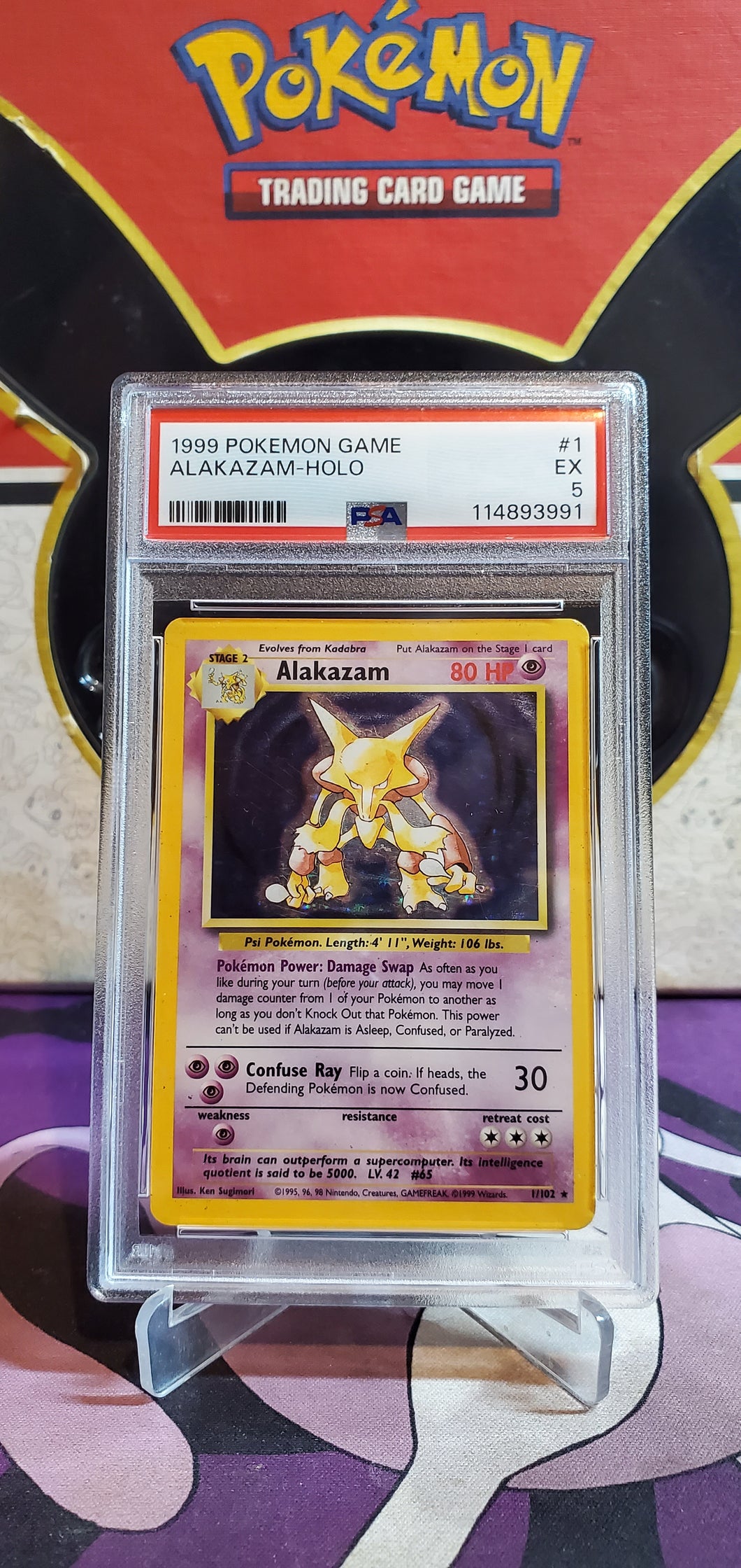 Alakazam - PSA 5 - (1/102) (BS)