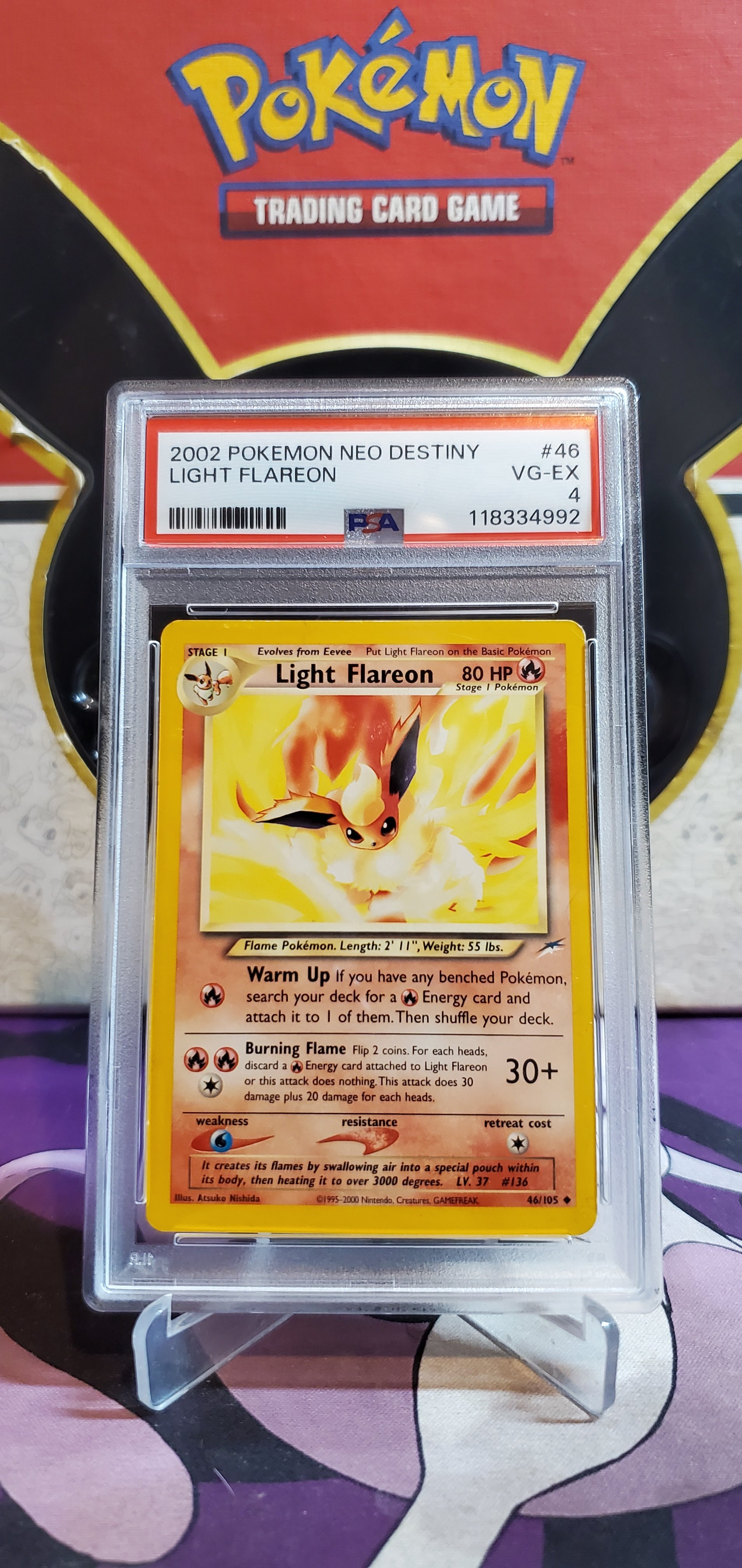 pokemon platinum base set card list Flareon Pokemon Card Credit Card Credit Card Skin – Anime Town Creations main image 1