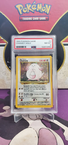 Chansey - PSA 8 - (3/102) (BS)