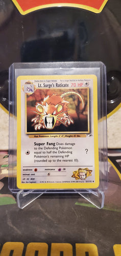 Lt. Surge's Raticate - (51/132) (G1)