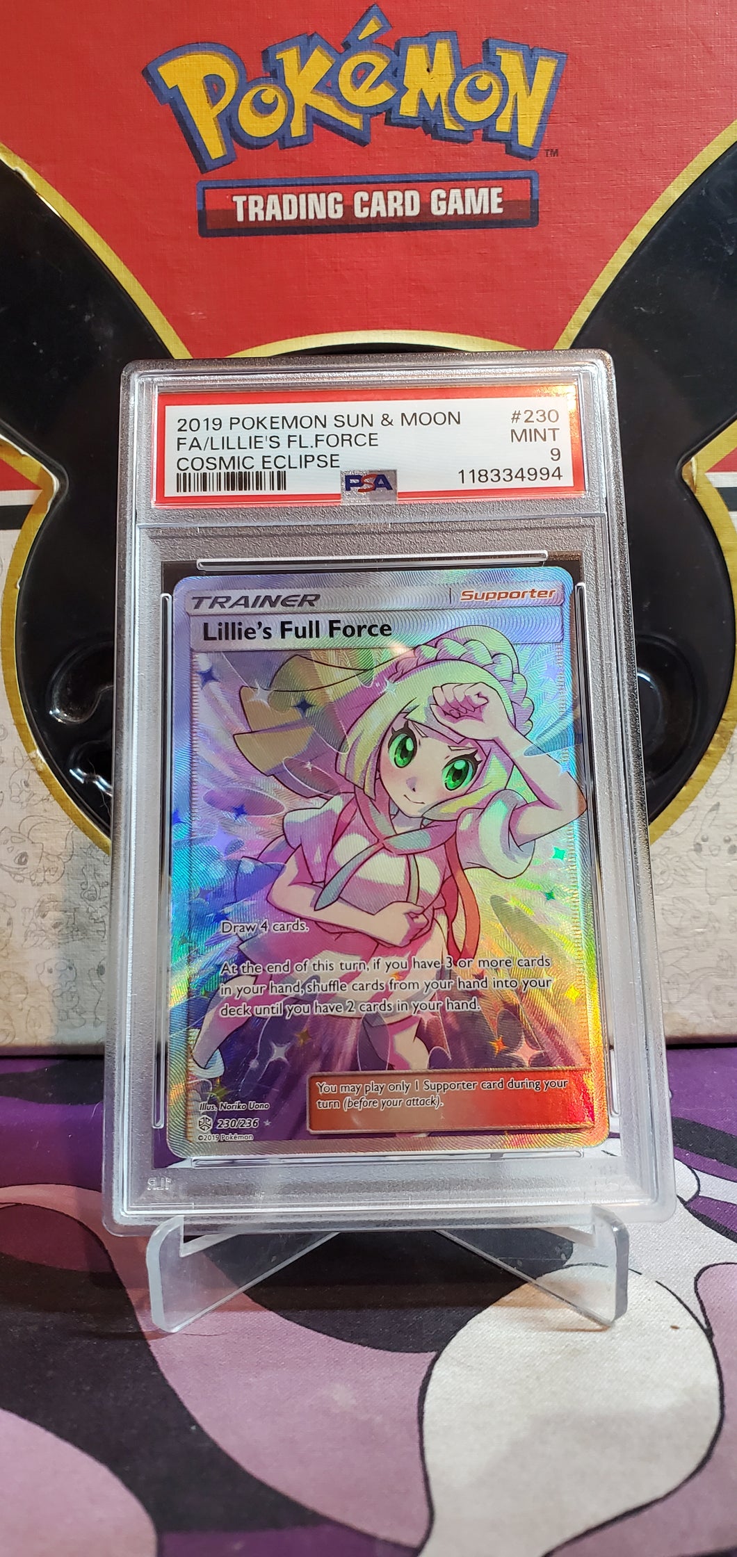 Lillie's Full Force - PSA 9 - (230/236) (Full Art)