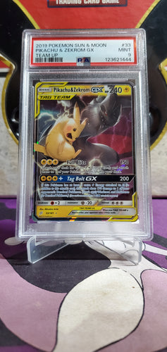 Pikachu & Zekrom GX - PSA 9 - (33/181)