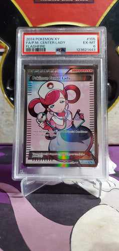 Pokemon Center Lady - PSA 6 - (105/106) (Full Art)