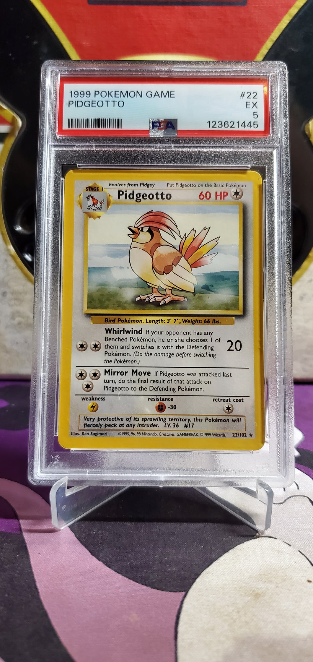 Pidgeotto - PSA 5 - (22/102) (BS)