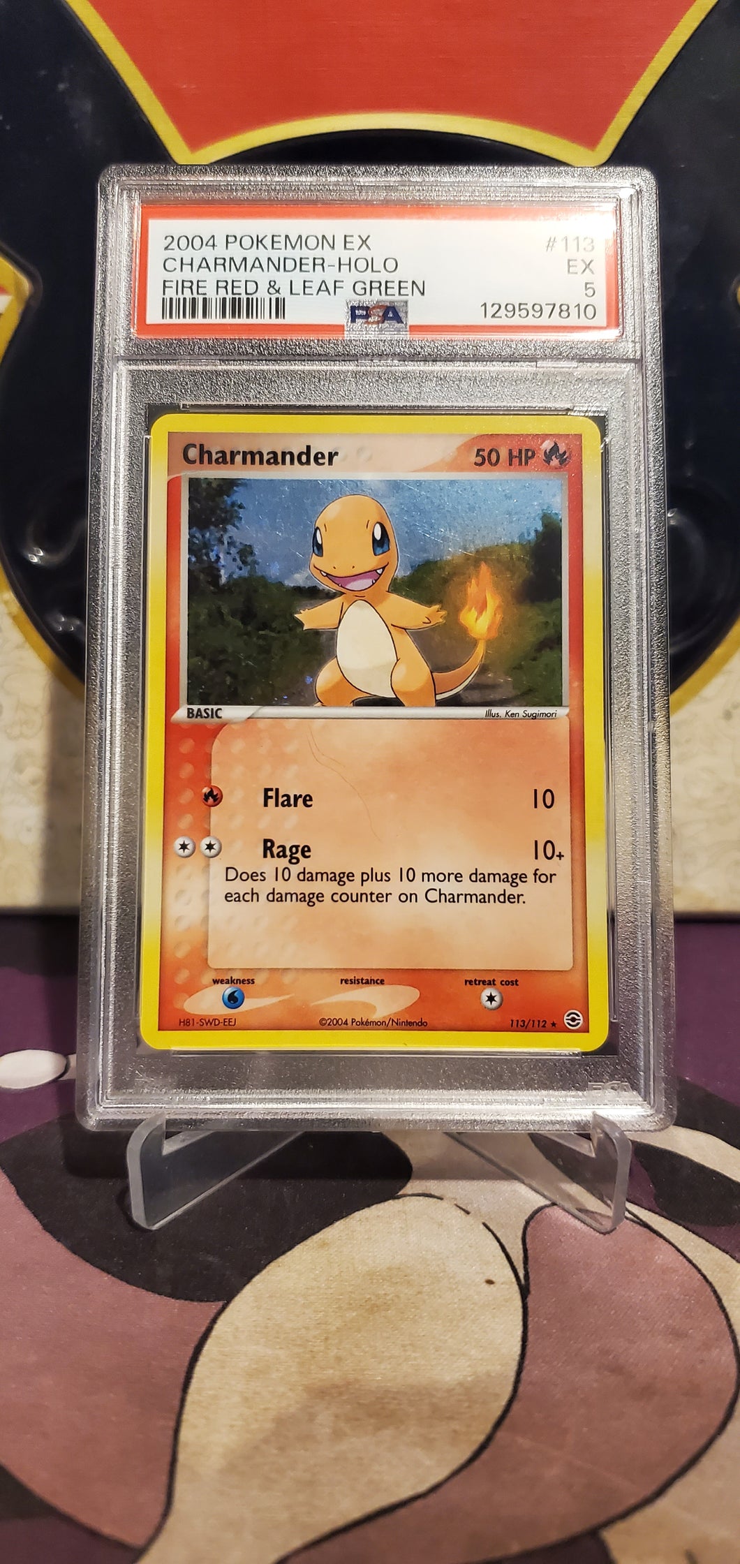 Charmander - PSA 5 - (113/112) (RG)