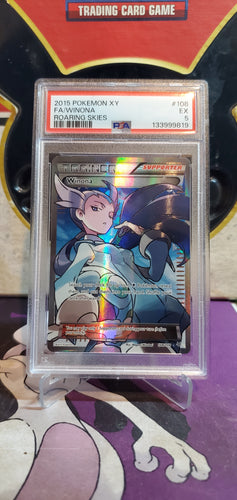 winona pokemon card full art 2015 Trainer with Pattern Mint / near mint condition trading card Pokemon Full Art Trainer Cards