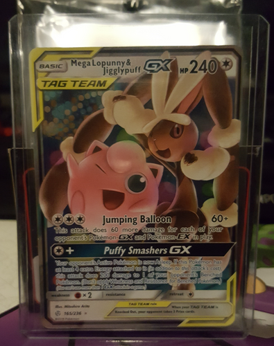 Mega Lopunny & Jigglypuff GX - (165/236)